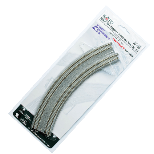 Kato 20-186 N CT Double Track Easement Curve Track Right and Left UniTrack