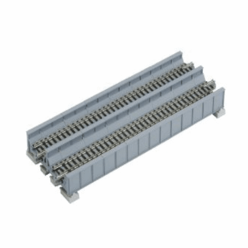 Kato 20-457 N Scale 186mm (7 5/16") Double Track Plate Girder Bridge Gray