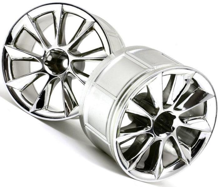 HPI Racing 33464 LP35 Wheel ATG RS8 Chrome (2) RTR Sprint 2 / Nitro 3