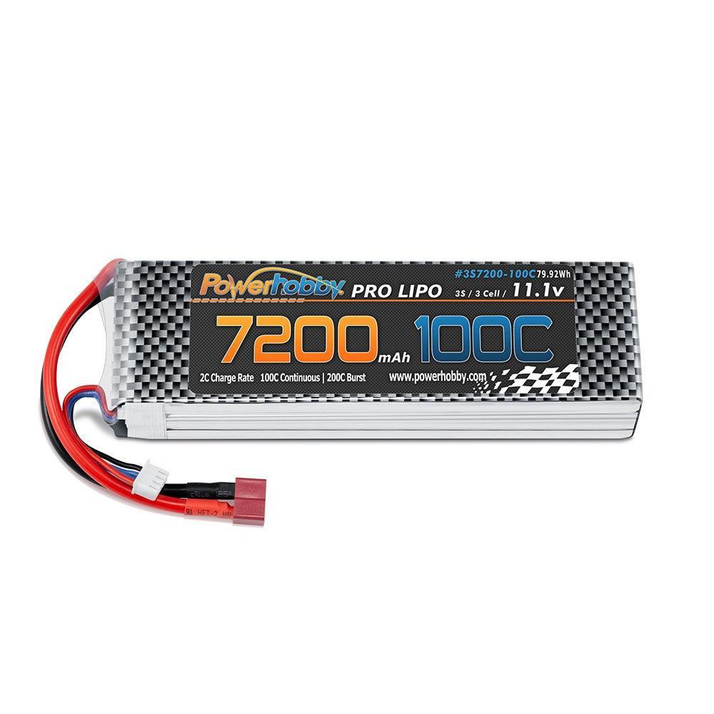 Powerhobby 3S 11.1V 7200MAH 100C-200C lipo Battery w DEANS Plug