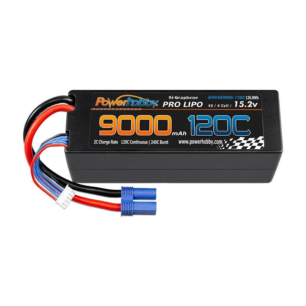 Powerhobby 4S 15.2V 9000mah 120c Graphene Lipo Battery w EC5 Plug
