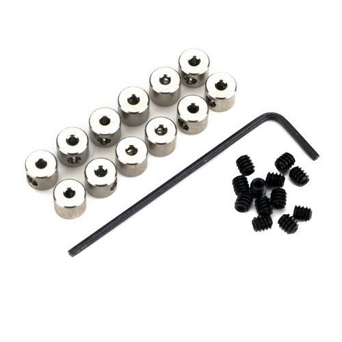 DuBro 595 Airplane Dura-Collars 1/16" Bulk (12)