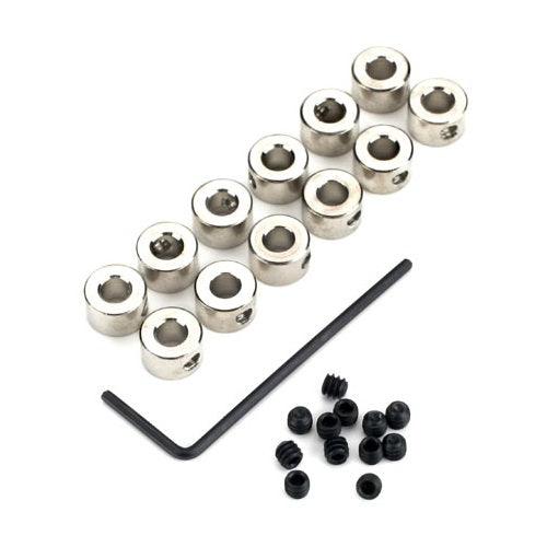 DuBro 598 Airplane Dura-Collars 5/32" Bulk (12)