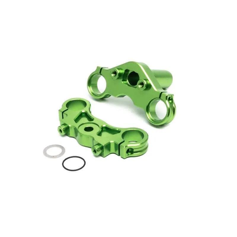 Losi LOS364008 Promoto-MX Aluminum Triple Clamp Set Green
