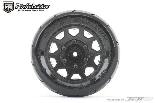 Powerhobby 1/10 2.8 ST Super Sonic Belted Tires (2) with Removable Hex Wheels