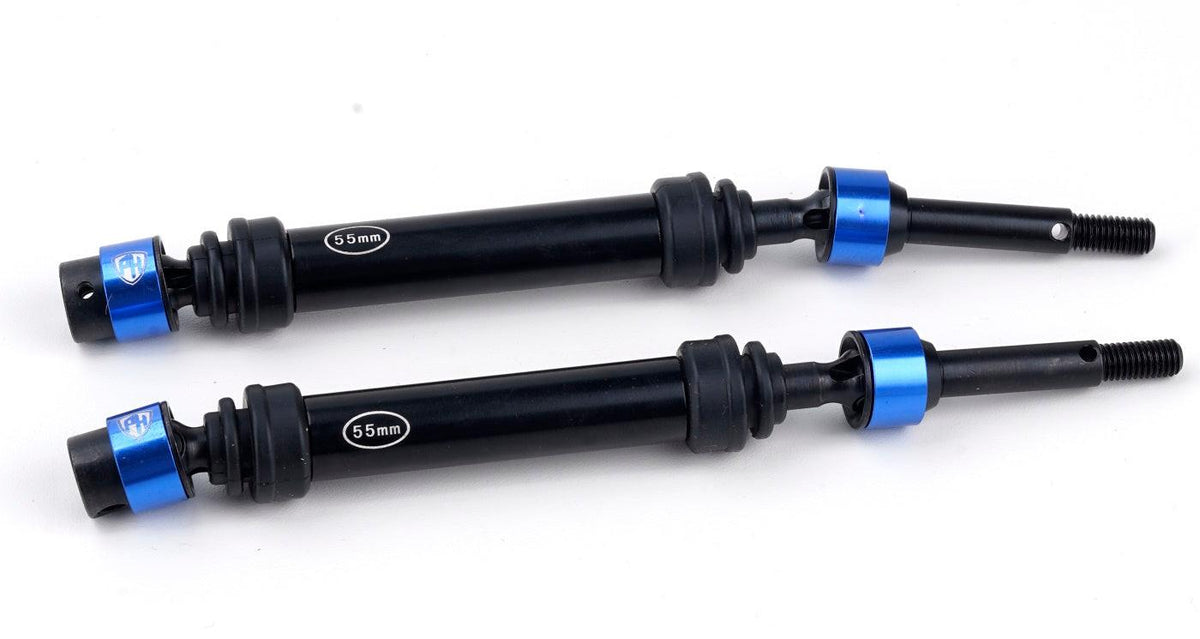 Powerhobby HD Front CVD Splined Axles Drive Shafts 1/10 Losi Rock Rey