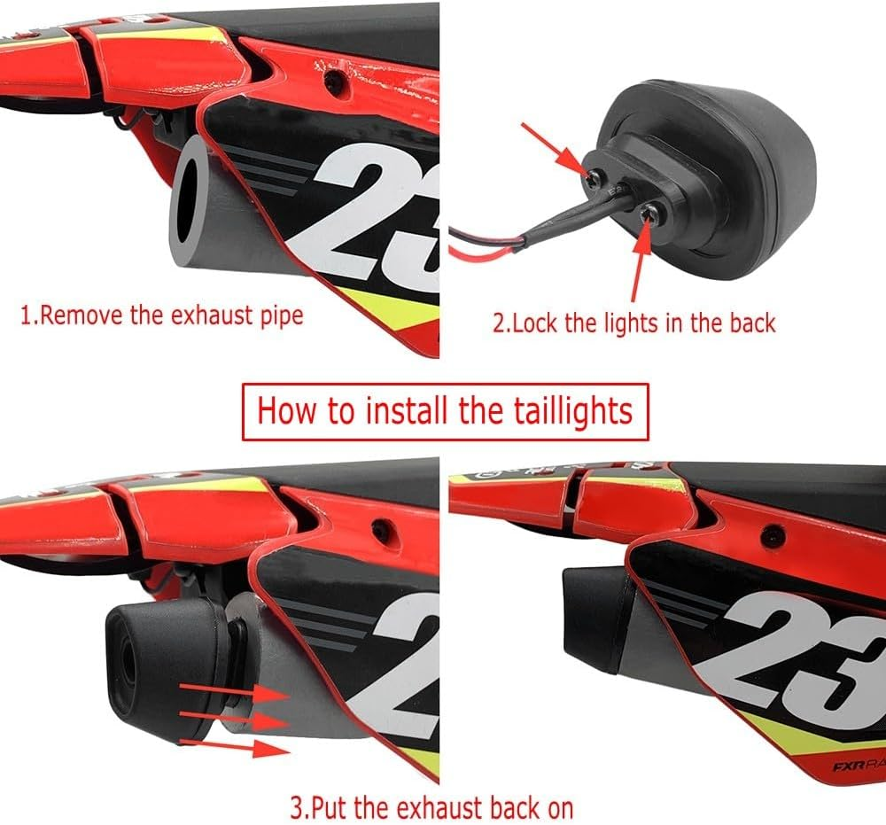 Powerhobby Losi Promoto Motorcycle LED Light Kit