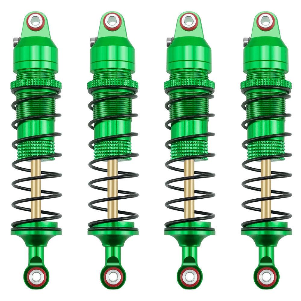 Powerhobby Aluminum Adjustable Shocks (4) Green FOR Traxxas Mini Maxx