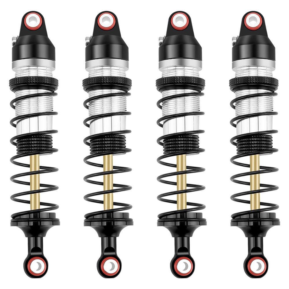 Powerhobby Aluminum Adjustable Shocks (4) Silver FOR Traxxas Mini Maxx