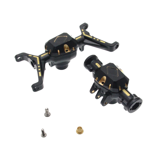 Powerhobby Brass Front & Rear Portal Axle Housings Set Redcat Ascent-18