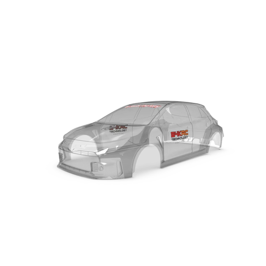 24K RC Technology 1/10 Corolla DPR Drift Clear Body Set (260mm Wheelbase)