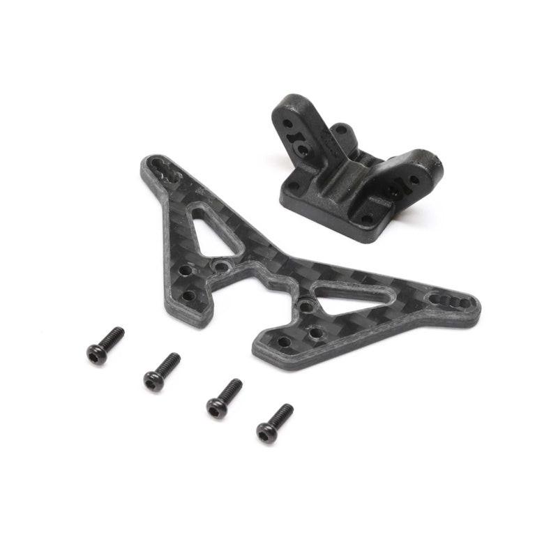 Team Losi TLR314000 Carbon Rear Shock Tower: Mini-B, BL