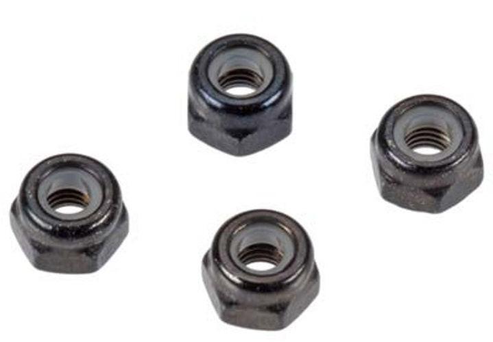Arrma Nylon Nut 3mm Granite Fury Nero Vorteks Raider ADX-10 Mojava Outcast 8S