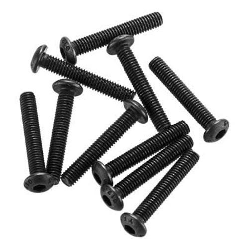 Arrma AR721318 Button Head Screw 3x18mm (10) Nero 6S Nero Fazon