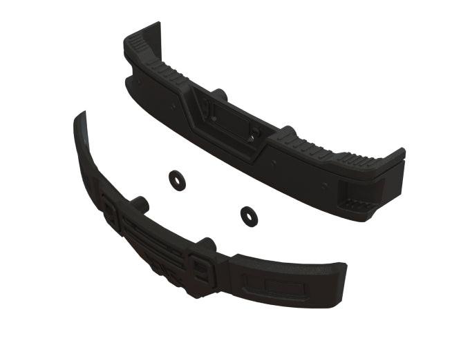 Arrma ARA320460 Bumper Set Black Big Rock