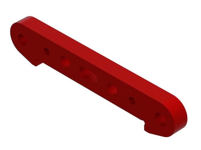Arrma ARA330557 Aluminum Rear Suspension Mount Red Kraton 4X4 8S Outcast 8S