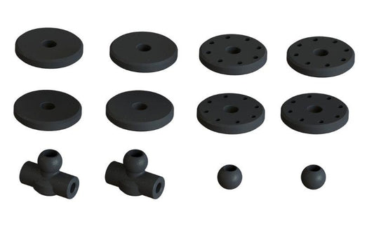 Arrma Shock Set Bore 16mm Length 104mm Piston 8x1.2mm OIL 550CST Typhon