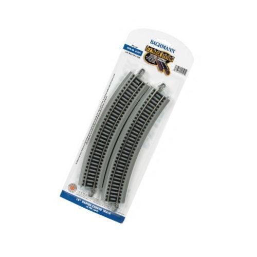 Bachmann 44501 HO 18" Radius Curved Track (4)