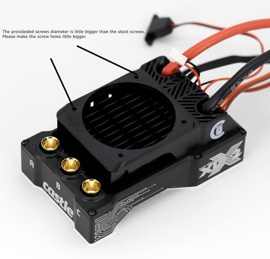 Powerhobby Castle Creations Mamba XLX 2 XLX2 ESC High Speed Cooling Fan