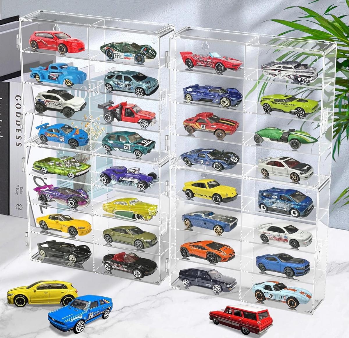 Clear 1/64 Display Case for Matchbox Hot Wheels Car