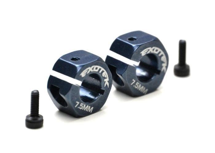 Exotek 1895 Telmp EB410 HEX SET 7075 7.5MM WIDE 1 pair +3mm