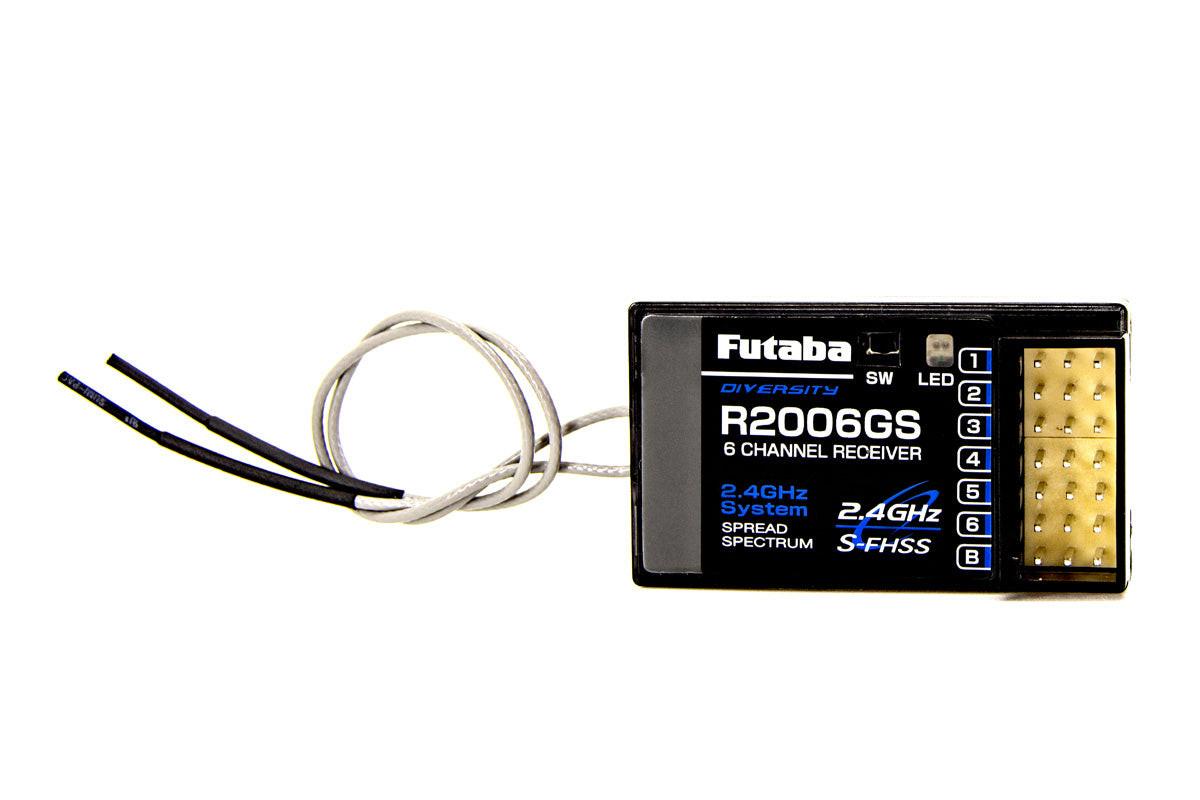 Futaba R2006GS S-FHSS 2.4GHz 6-Channel Receiver for T6J