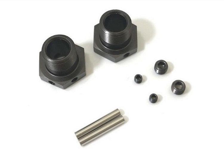 Kyosho IFW625N Wheel Hub (Narrow/Gunmetal/2pcs/MP10)