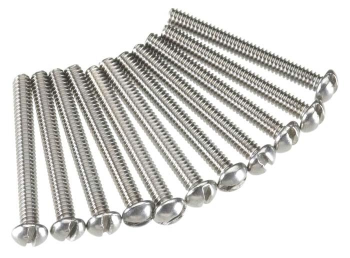 Kadee 1711 Multi Scale Round Head Screws 2-56 3/4" (12)