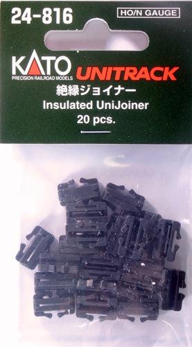 Kato HO/N 24816 Unitrack Insulated Unijoiners (20)