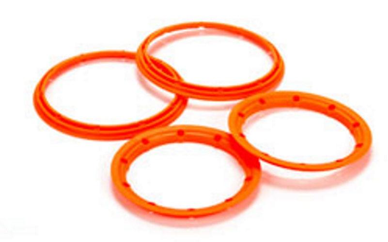 Losi LOS45007 Beadlock Set, Inner & Outer Flour Orange (2) 5ive-T
