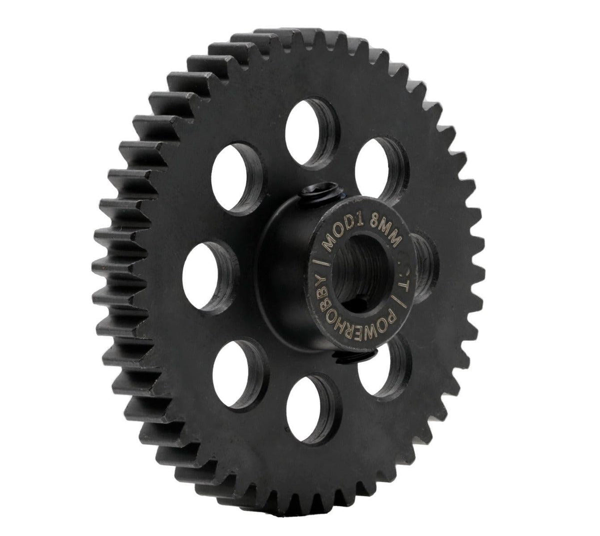 Powerhobby Hardened Steel 43T Mod1 8mm Pinion Gear MOD 1 Speed Run / Drag Racing