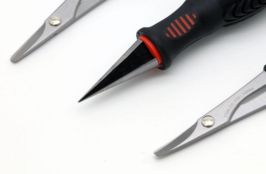 Powerhobby RC Body Tools Reamer & Scissors Set Curved Straight