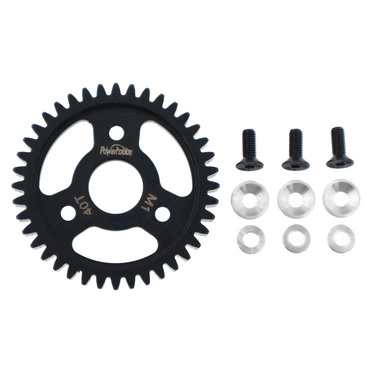 Powerhobby Mod 1 40T Hardened Steel Spur Gear FOR Traxxas Revo / Slayer