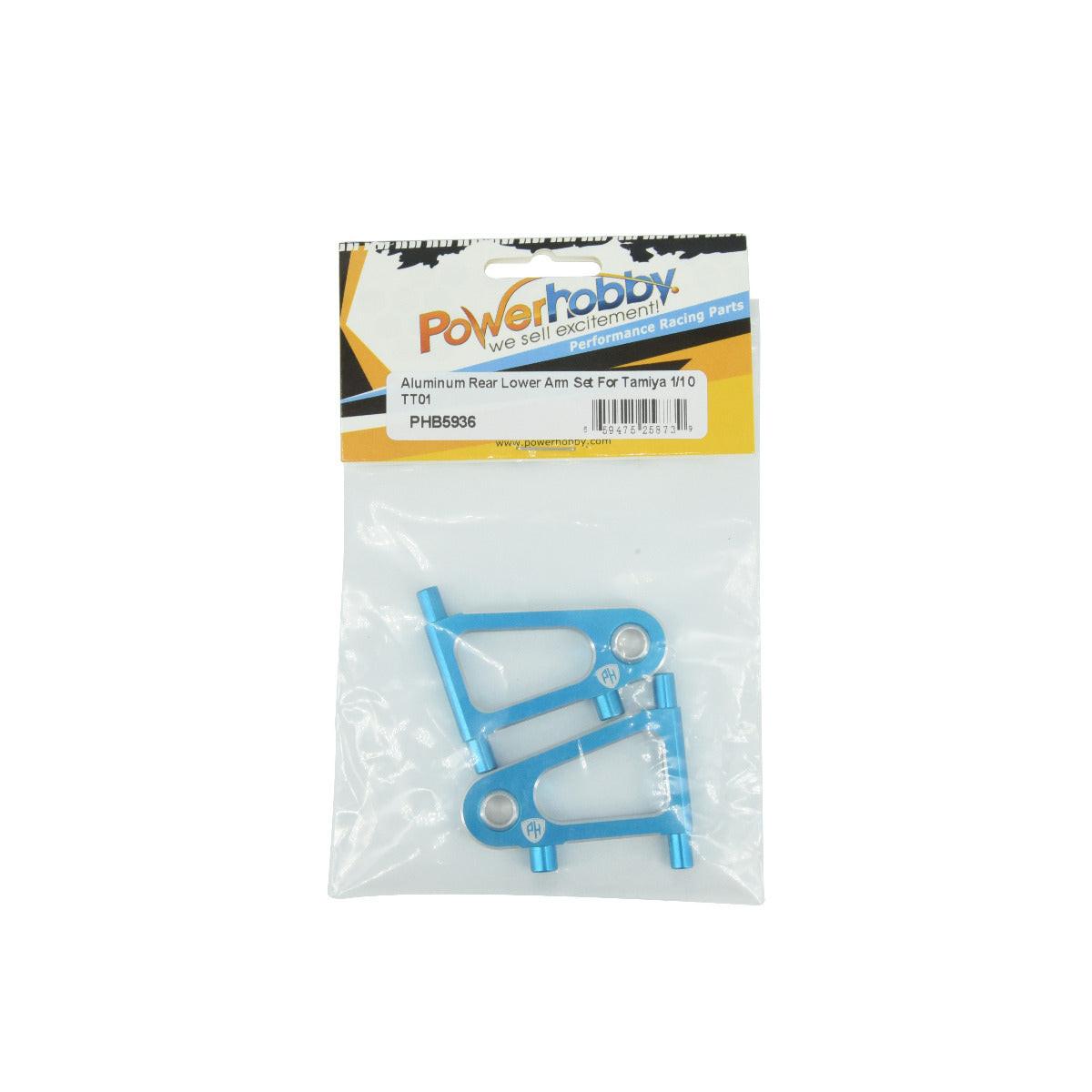 Powerhobby Aluminum Rear Lower Arms Tamiya TT-01