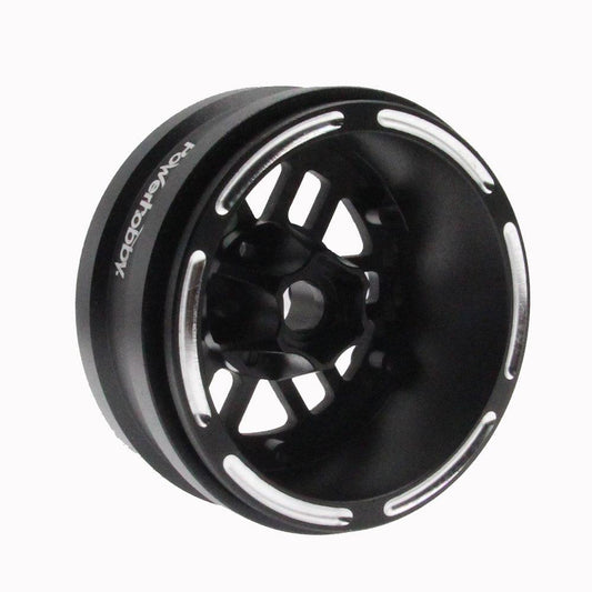 Powerhobby 1.9" Carbon Fiber Lightweight Beadlock Wheels F 1/10 Rock Crawler