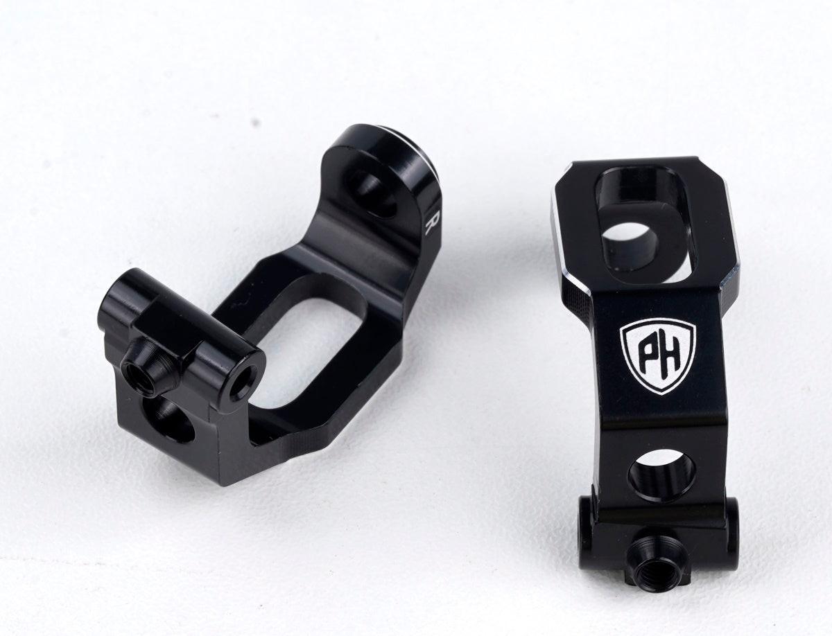 Powerhobby Aluminum Front Caster Blocks C-Hubs FOR Traxxas 4-Tec 2.0