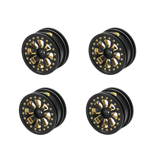 Powerhobby Brass 0.7" Wheels / Tires (4) Axial SCX30