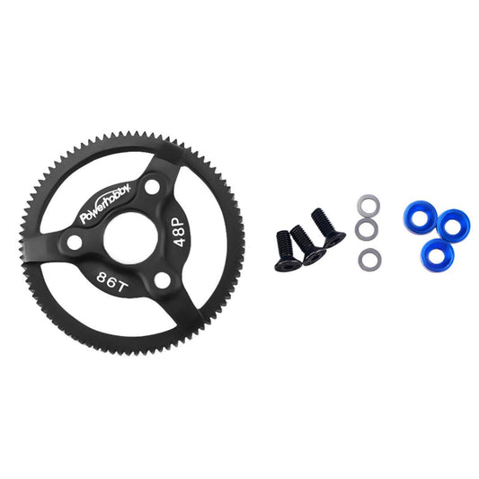 Powerhobby 86T 46P Hardened Steel Spur Gear FOR Traxxas Slash Stampede 2WD Bandit