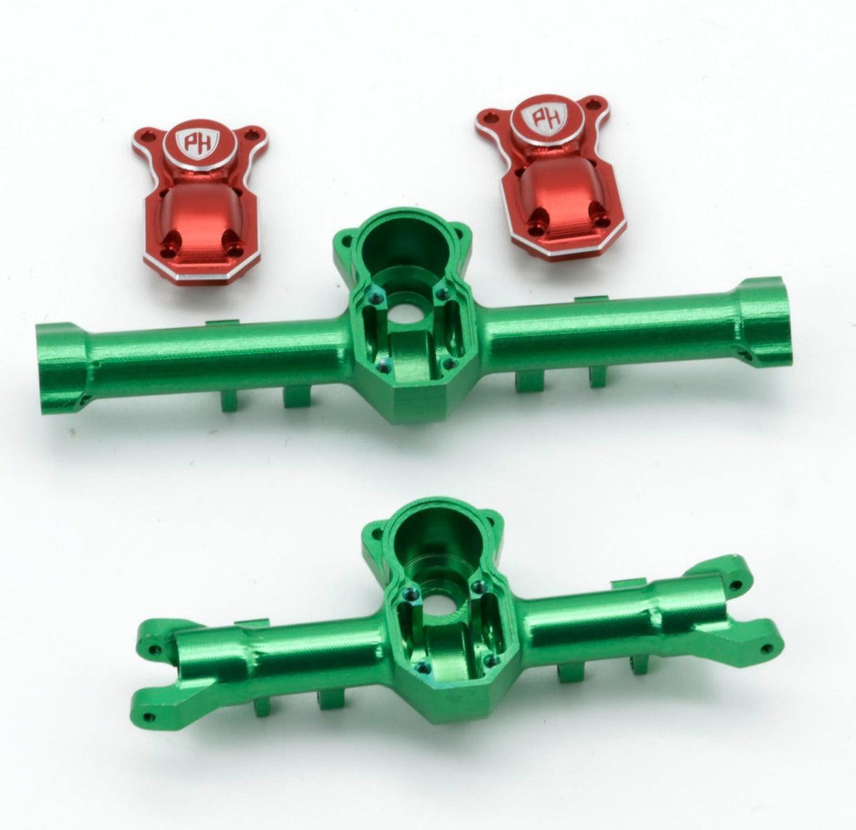 Powerhobby Axial SCX24 Jeep C10 Betty Aluminum Front Rear Axle Housing Green