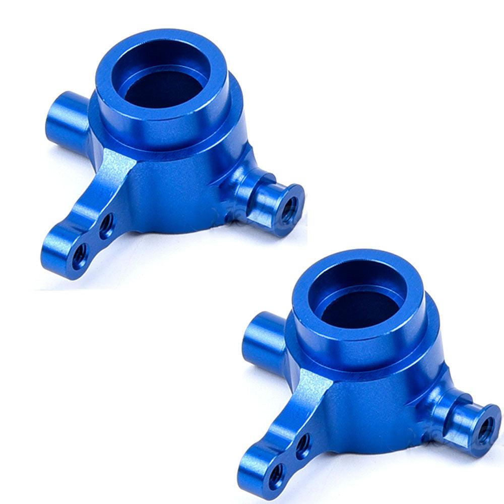 Powerhobby Aluminum Front Steering Knuckles Blue FOR Traxxas Slash 4WD / 4X4