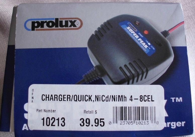 PROLUX / OFna 10213 Charger Quick nicd / nimh 4-8 cell