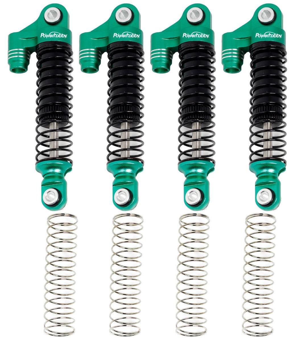 Powerhobby Aluminum 51mm Long Travel Shocks Green FOR Traxxas TRX-4M