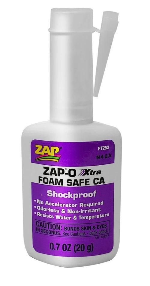 ZAP PT25X O Xtra Foam Safe CA 20-gram Bottle