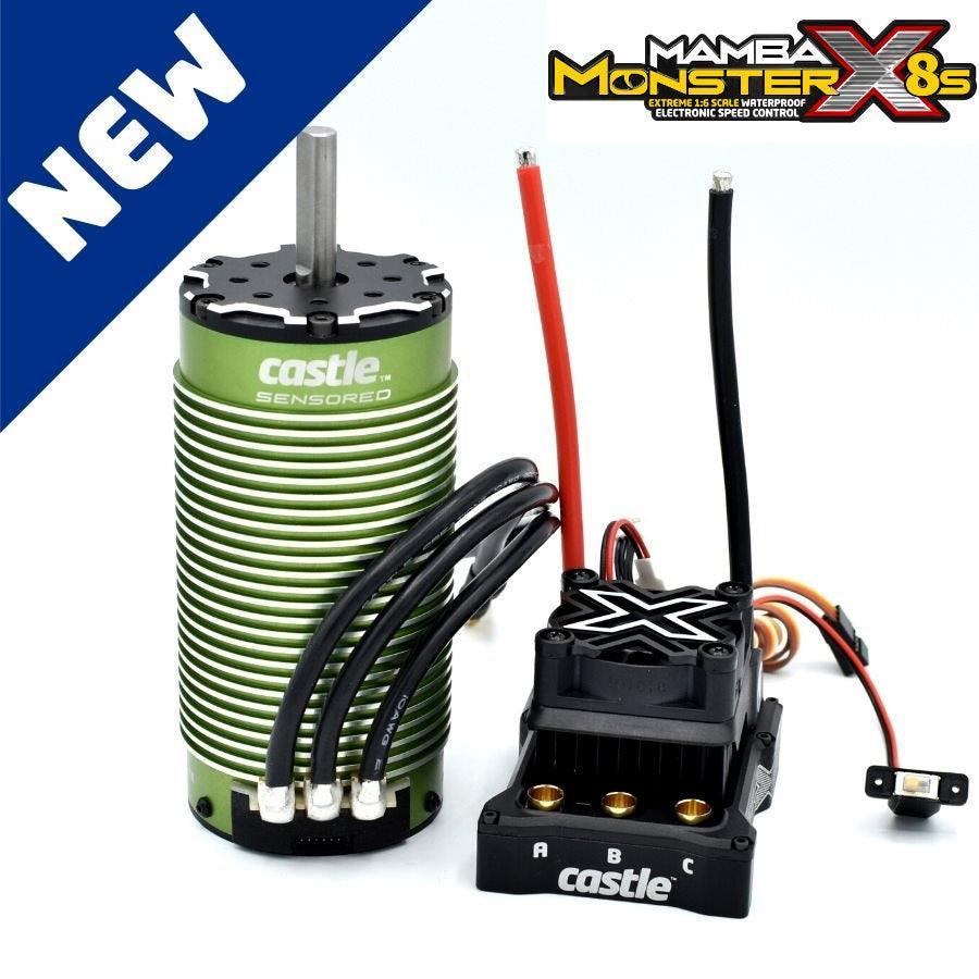 Castle Creations MAMBA MONSTER X 8S 33.6V ESC W 2028-800KV SENSORED MOTOR COMBO