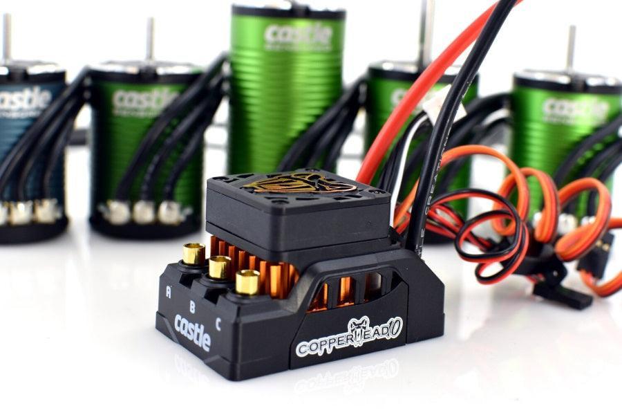 Castle Creations Copperhead 10 Waterproof 1/10 Sensored ESC / 7700KV Motor COMBO