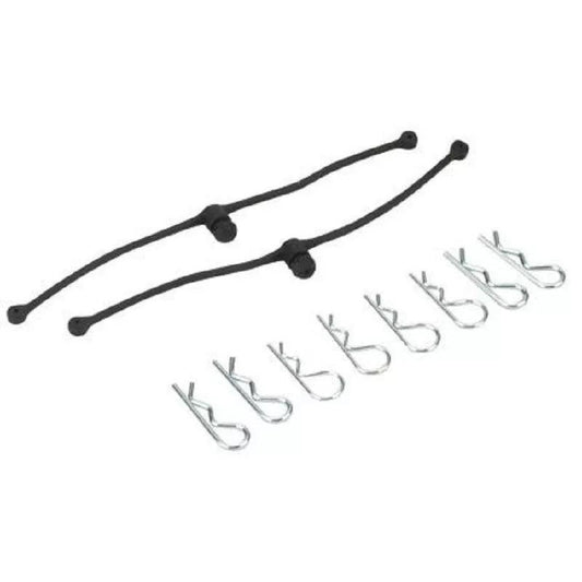 Dubro 2245 Body Klip Retainers Black (2) Car or Truck Body Clip
