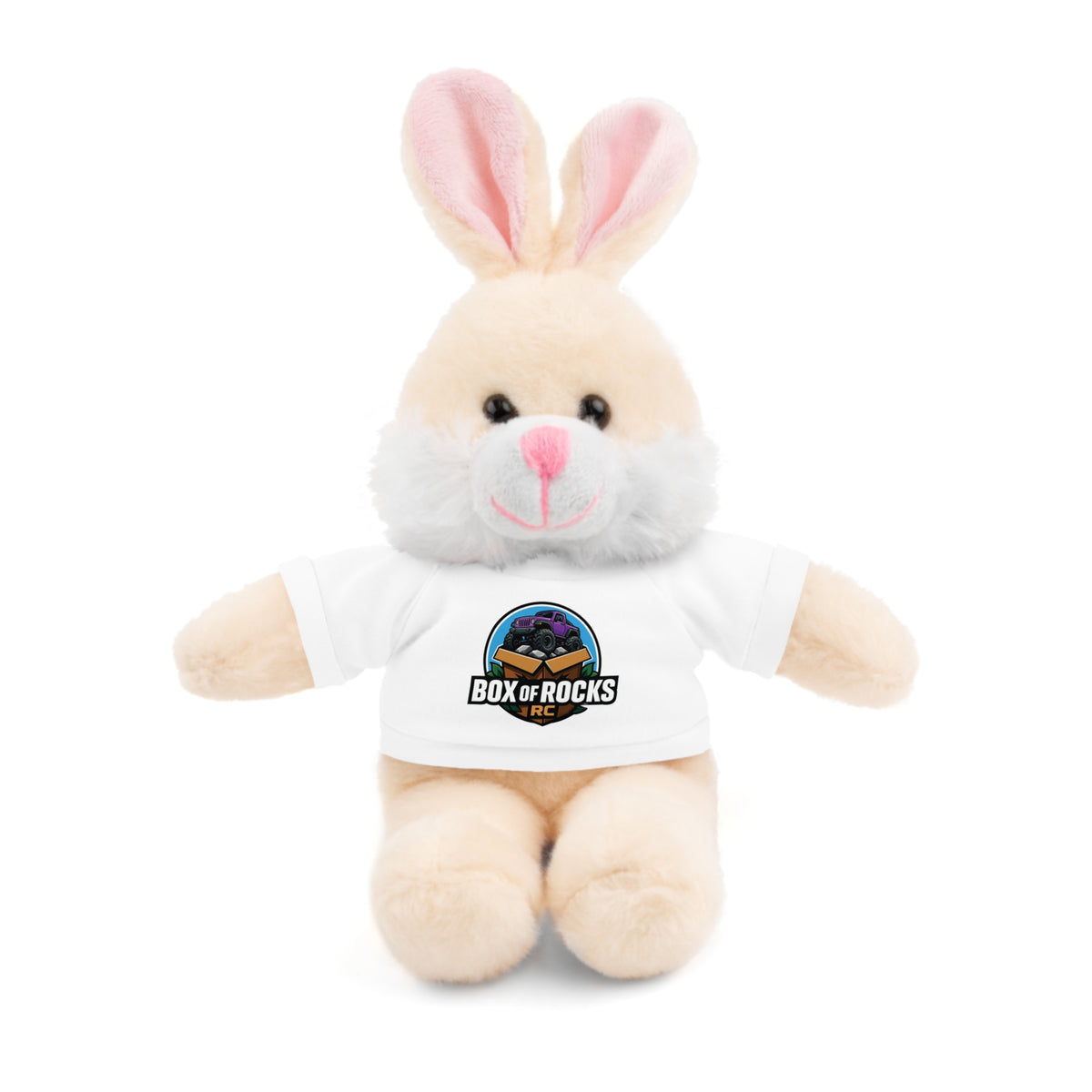 Box of Rocks Plush Animal with Logo Tee — Cute Gift!