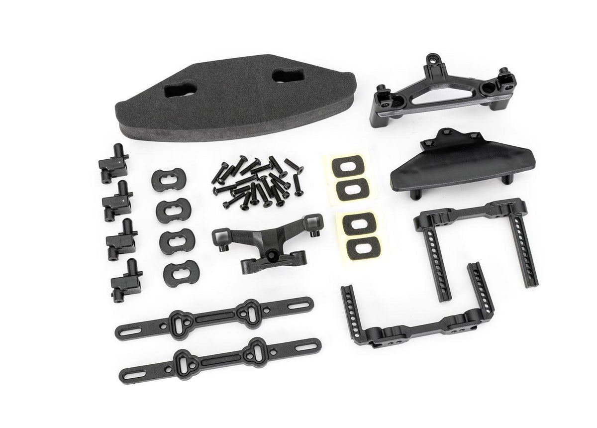 Traxxas 10518 Front and Rear Body Mounts w/ Posts & Hardware 4-Tec Drift