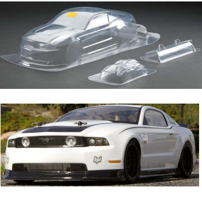 HPI 106108 2011 Ford Mustang RTR Clear Body 200mm Sprint 2 Sport / Drift / Flux