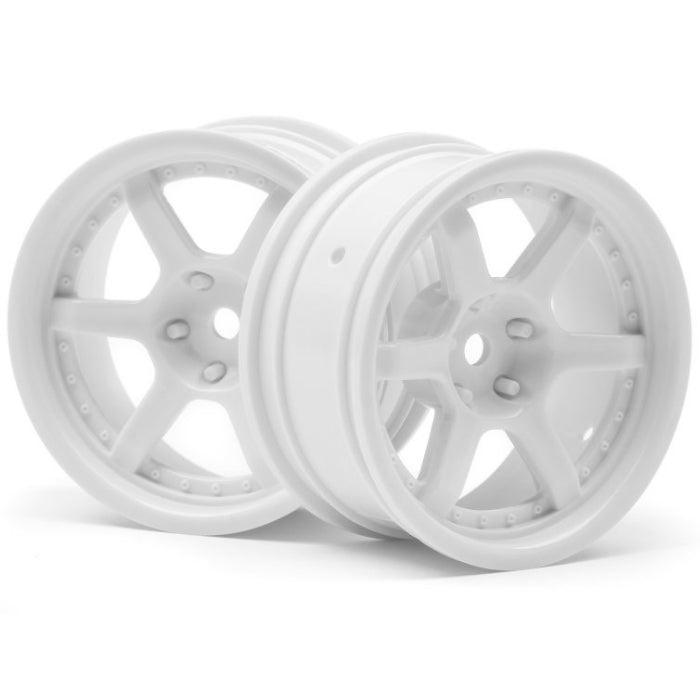 HPI Racing 112813 HRE C106 Wheel 26mm White 6mm Offset E10 / Drift Falken